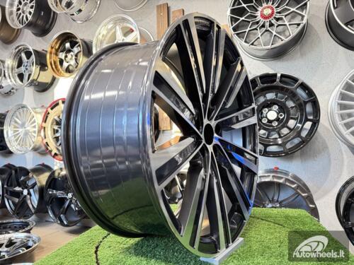 Ratlankis Range Rover 10-Spoke Style R23X9.5J 5X120 ET42.5 72.6 Grey with Diamond Cut (FlowForming)