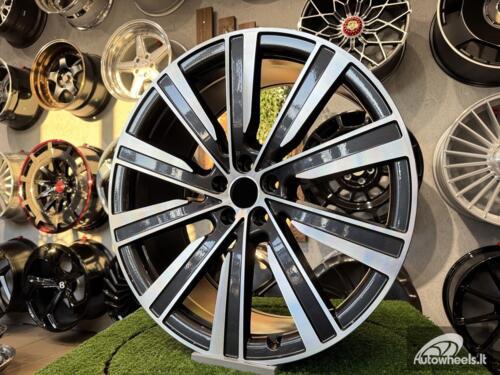 Ratlankis Range Rover 10-Spoke Style R23X9.5J 5X120 ET42.5 72.6 Grey with Diamond Cut (FlowForming)