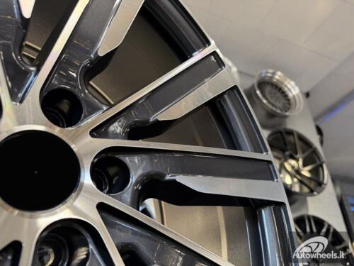 Ratlankis Range Rover 10-Spoke Style R23X9.5J 5X120 ET42.5 72.6 Grey with Diamond Cut (FlowForming)