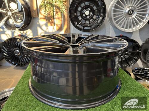 Ratlankis Range Rover 10-Spoke Style R23X9.5J 5X120 ET42.5 72.6 Grey with Diamond Cut (FlowForming)