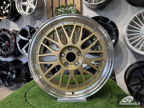 Ratlankis BBS LM Style R18X8J 5X108 ET40 73.1 Gold with Diamond Cut
