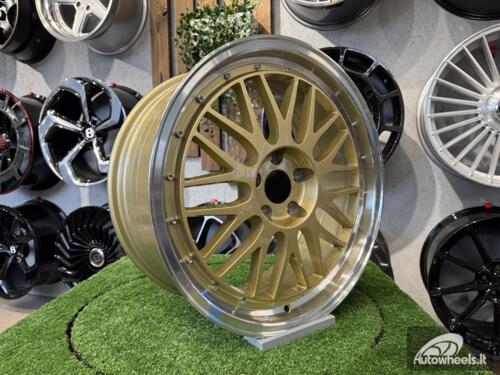 Ratlankis BBS LM Style R18X8J 5X108 ET40 73.1 Gold with Diamond Cut