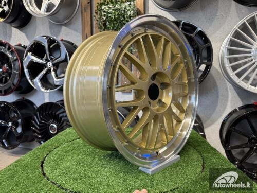 Ratlankis BBS LM Style R18X8J 5X108 ET40 73.1 Gold with Diamond Cut