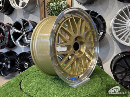 Ratlankis BBS LM Style R18X8J 5X108 ET40 73.1 Gold with Diamond Cut
