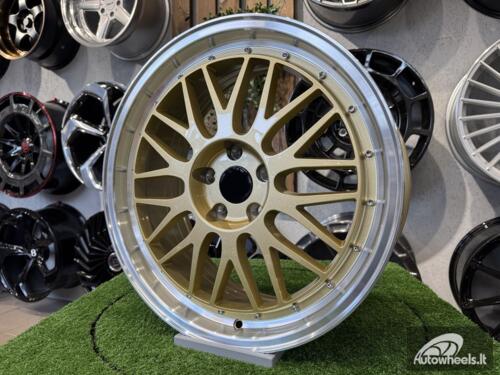 Ratlankis BBS LM Style R18X8J 5X108 ET40 73.1 Gold with Diamond Cut