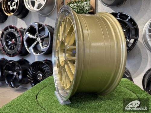 Ratlankis BBS LM Style R18X8J 5X108 ET40 73.1 Gold with Diamond Cut