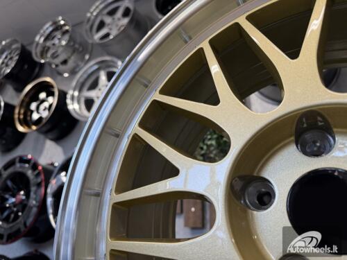 Ratlankis BBS LM Style R18X8J 5X108 ET40 73.1 Gold with Diamond Cut