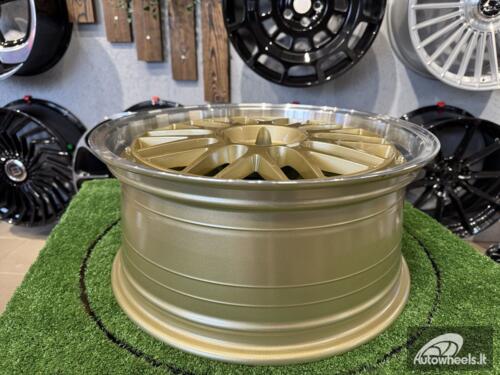 Ratlankis BBS LM Style R18X8J 5X108 ET40 73.1 Gold with Diamond Cut