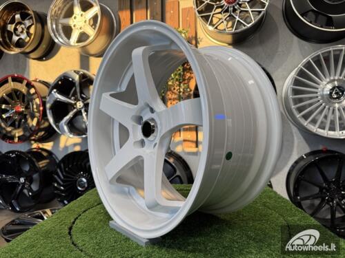 Ratlankis Advan Racing GT Style R18X8J 5X114.3 ET38 73.1 Frozen White