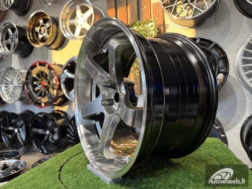 Ratlankis Advan Racing GT Style R18X9J 5X114.3 ET38 73.1 Light Hyper Black