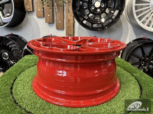 Ratlankis Heritage Kokoro Monoc Heart Style R15X6.5J 4X100 ET35 73.1 Red with Diamond Cut