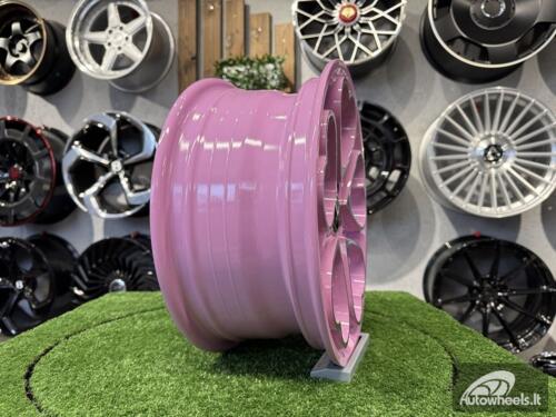 Ratlankis Heritage Kokoro Monoc Heart Style R15X6.5J 5X100 ET35 73.1 Pink with Diamond Cut