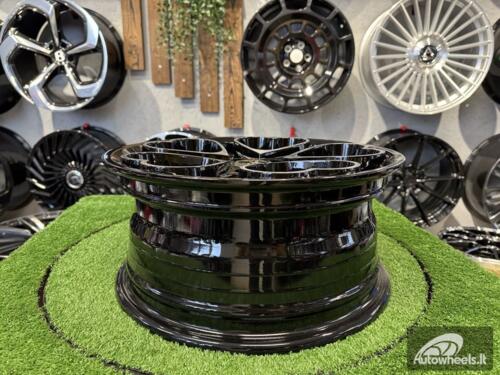 Ratlankis Heritage Kokoro Monoc Heart Style R15X6.5J 5X100 ET35 73.1 Black with Diamond Cut