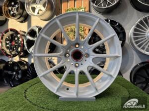 Ratlankis Konig Dial Style R15X6.5J 4X100 ET35 73.1 Frozen White