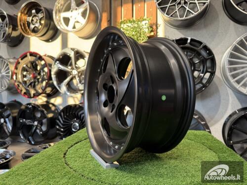 Ratlankis VIP Modular VX-610 Style R17X7.5J 5X114.3 ET35 73.1 Black with Diamond Cut and Bronze Tint and Chrome rivets