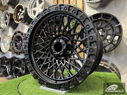 Ratlankis 4X4 Offroad Mesh Style R17X9J 6X114.3 ET10 66.1 Matt Black