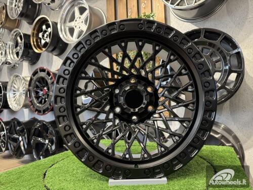 Ratlankis 4X4 Offroad Mesh Style R18X9J 6X139.7 ET0 110 Matt Black