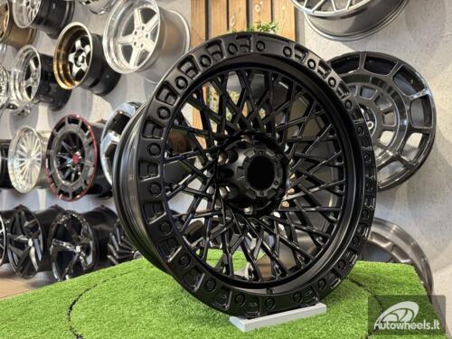 Ratlankis 4X4 Offroad Mesh Style R18X9J 6X139.7 ET0 110 Matt Black