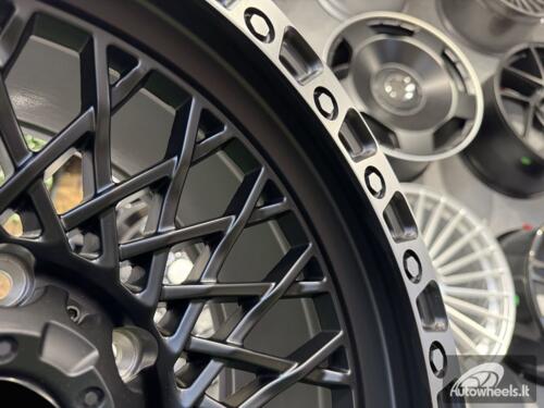 Ratlankis 4X4 Offroad Mesh Style R18X9J 6X139.7 ET0 110 Matt Black with Diamond Cut Lip