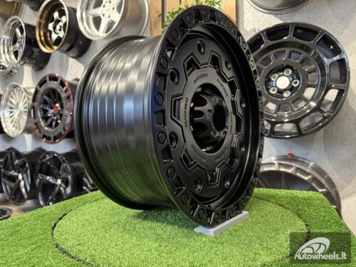 Ratlankis Fittipaldi Offroad FT100 Style R18X8.5J 6X139.7 ET15 110 Matt Black