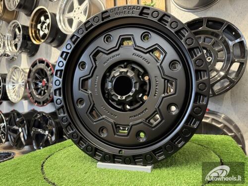 Ratlankis Fittipaldi Offroad FT100 Style R18X8.5J 6X139.7 ET15 110 Matt Black