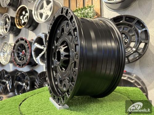 Ratlankis Fittipaldi Offroad FT100 Style R18X8.5J 6X139.7 ET15 110 Matt Black