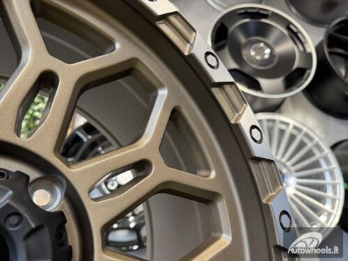 Ratlankis American Armor A555 Nikon Style R17X9J 6X139.7 ET0 110 Bronze with Diamond Cut Lip