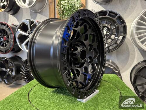 Ratlankis Fuel Offroad Unit Style R18X9J 6X139.7 ET0 110 Matt Black