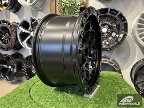 Ratlankis Fuel Offroad Unit Style R18X9J 6X139.7 ET0 110 Matt Black