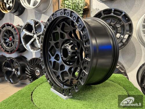 Ratlankis Fuel Offroad Unit Style R18X9J 6X139.7 ET0 110 Matt Black