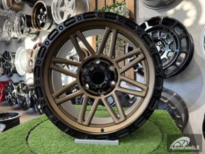Ratlankis Agp 307 Style R18X9J 6X139.7 ET0 110 Bronze with Matt Black Lip