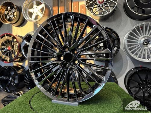 Ratlankis Toyota Alphard Hybrid Style R20X8.5J 5X114.3 ET35 60.1 Black Chrome