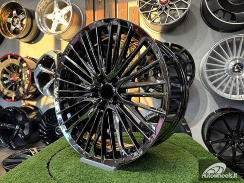 Ratlankis Toyota Alphard Hybrid Style R20X8.5J 5X114.3 ET35 60.1 Black Chrome