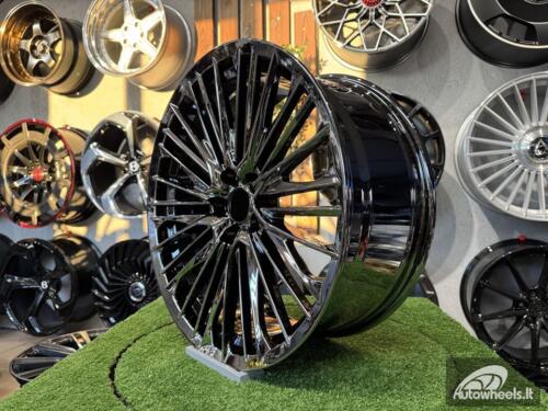 Ratlankis Toyota Alphard Hybrid Style R20X8.5J 5X114.3 ET35 60.1 Black Chrome