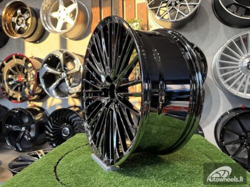 Ratlankis Toyota Alphard Hybrid Style R20X8.5J 5X114.3 ET35 60.1 Black Chrome