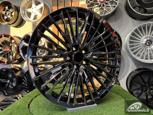 Ratlankis Toyota Alphard Hybrid Style R20X8.5J 5X114.3 ET35 60.1 Black Chrome