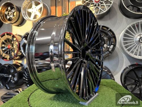 Ratlankis Toyota Alphard Hybrid Style R20X8.5J 5X114.3 ET35 60.1 Black Chrome