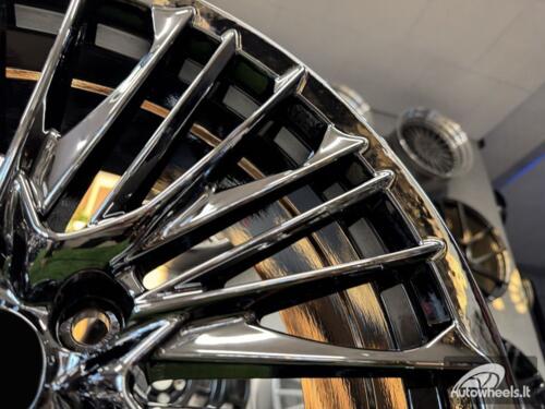 Ratlankis Toyota Alphard Hybrid Style R20X8.5J 5X114.3 ET35 60.1 Black Chrome