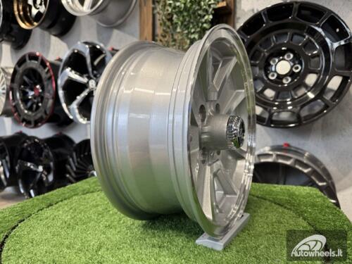 Ratlankis Datsun 280Z Style R14X6J 4X114.3 ET10 67.5 Coarse Sliver with Diamond Cut