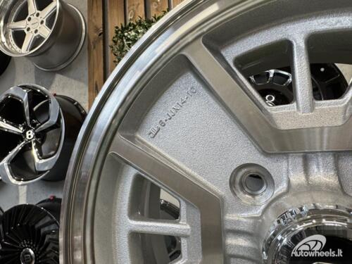 Ratlankis Datsun 280Z Style R14X6J 4X114.3 ET10 67.5 Coarse Sliver with Diamond Cut