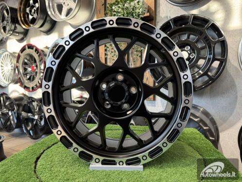 Ratlankis Rays Team Daytona M8 Style R17X8.5J 5X114.3 ET15 73.1 Matt Black with Diamond Cut Lip