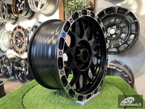 Ratlankis Rays Team Daytona M8 Style R17X8.5J 5X114.3 ET15 73.1 Matt Black with Diamond Cut Lip