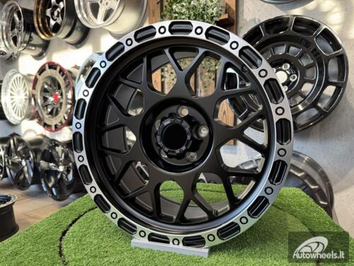 Ratlankis Rays Team Daytona M8 Style R17X8.5J 5X114.3 ET15 73.1 Matt Black with Diamond Cut Lip