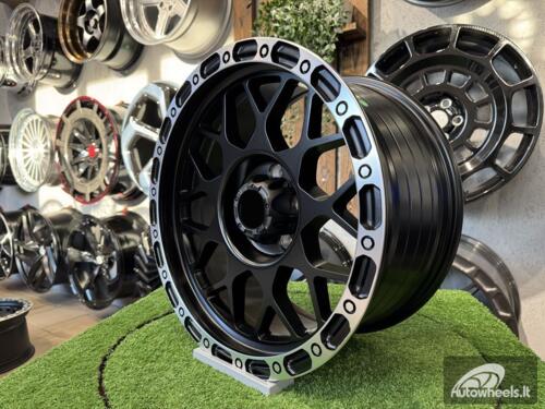 Ratlankis Rays Team Daytona M8 Style R17X8.5J 5X114.3 ET15 73.1 Matt Black with Diamond Cut Lip