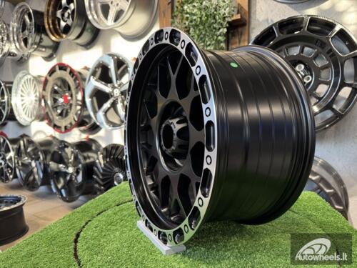 Ratlankis Rays Team Daytona M8 Style R17X8.5J 5X114.3 ET15 73.1 Matt Black with Diamond Cut Lip