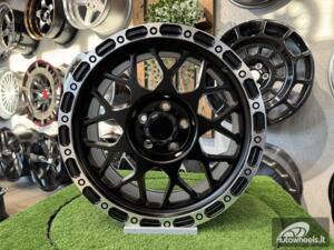 Ratlankis Rays Team Daytona M8 Style R17X8.5J 5X114.3 ET15 73.1 Matt Black with Diamond Cut Lip