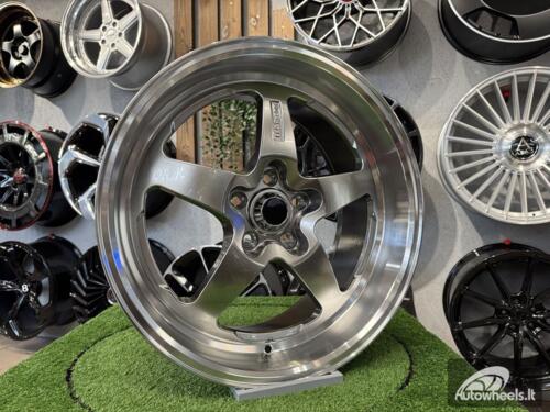 Ratlankis Weld RT-S Style R19X9.5J 5X114.3 ET38 73.1 Hyper Black with Diamond Cut Lip