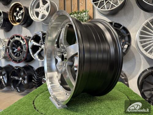 Ratlankis Weld RT-S Style R19X9.5J 5X114.3 ET38 73.1 Hyper Black with Diamond Cut Lip