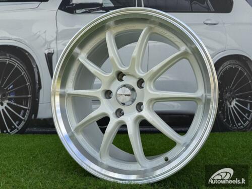 Ratlankis Work ZR10 Style R17X7.5J 5X114.3 ET35 73.1 White with Diamond Cut Lip