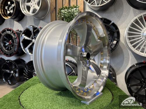 Ratlankis SSR SP1 Style R18X8.5J 5X113 (5X112/5X114.3) ET35 73.1 Silver with Diamond Cut